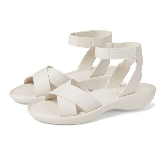 Naturalizer Womens Genn-Climb Ivory Ankle Strap Shoes Sz 9.5 - Picture 1 of 6